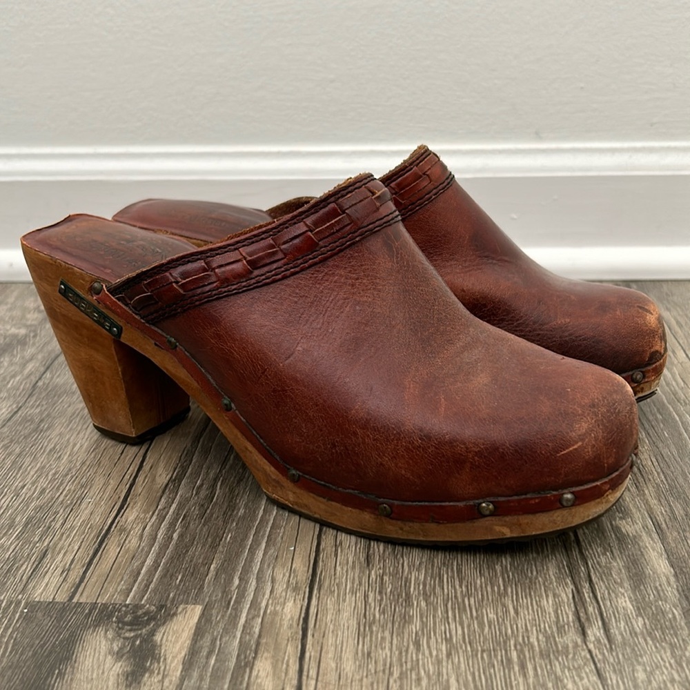 Vintage Buskens Clogs Size 9 Made in Brazil